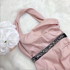 City Studio Pink One Shoulder Cocktail Dress